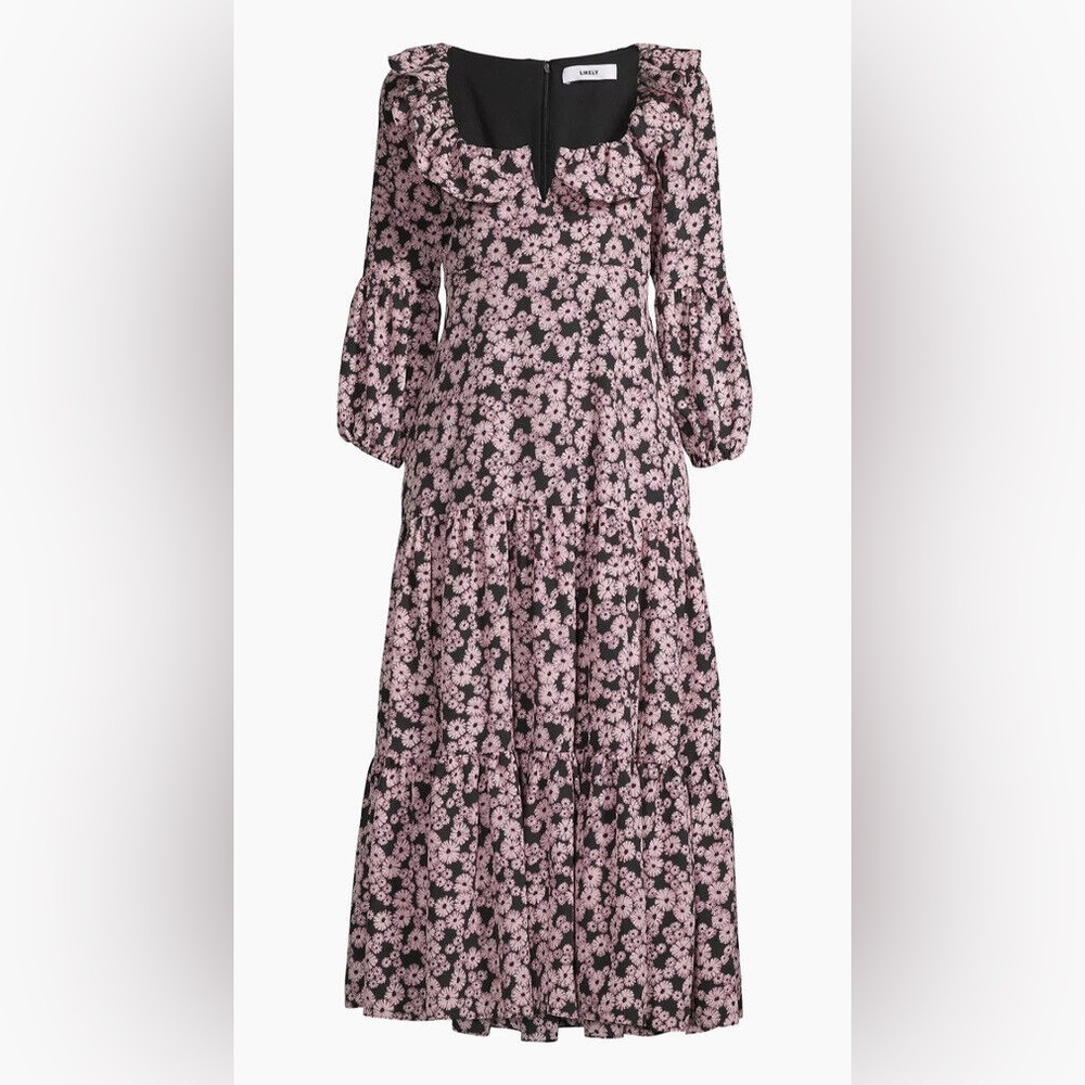 Likely Bella Floral Midi Dress, Size 0